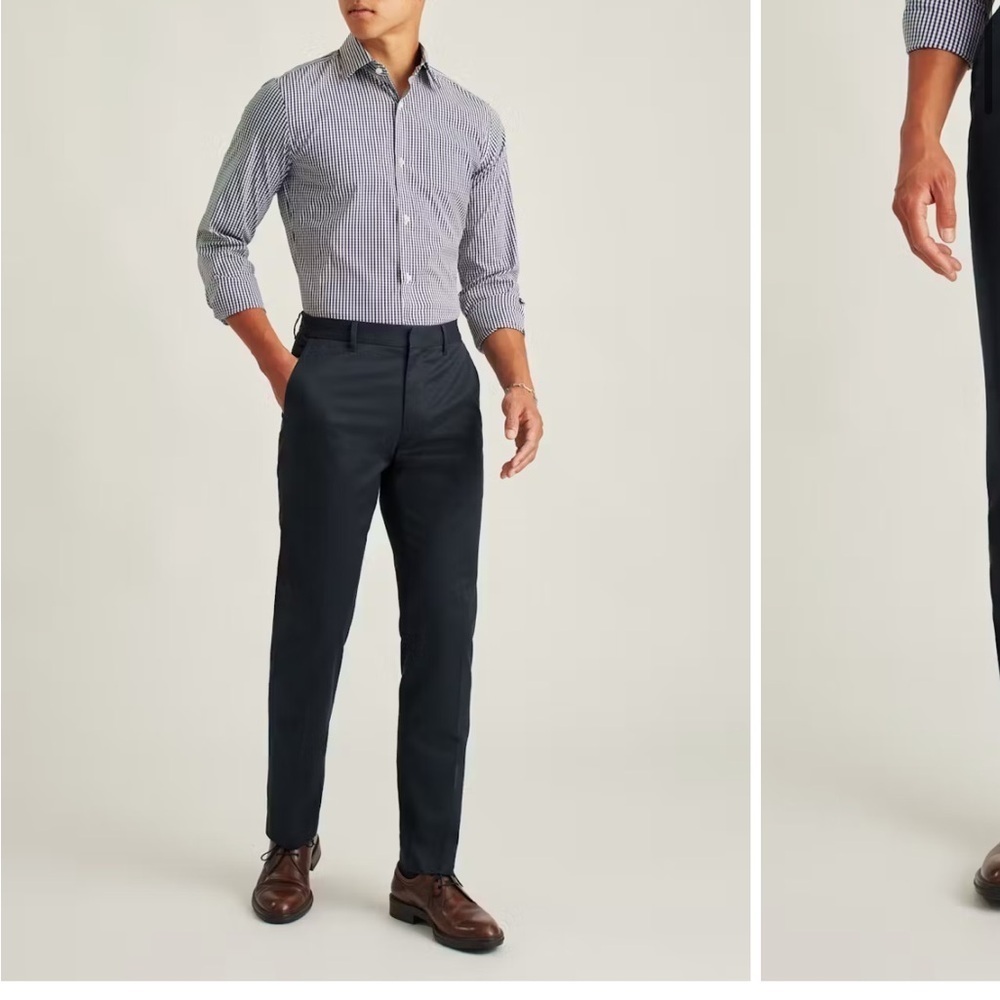 Bonobos Blue Versatile Cotton Blend Monday blue pants